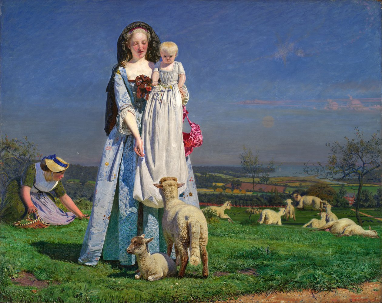 Cuki „Baa” báránykák alkotó: Ford Madox Brown