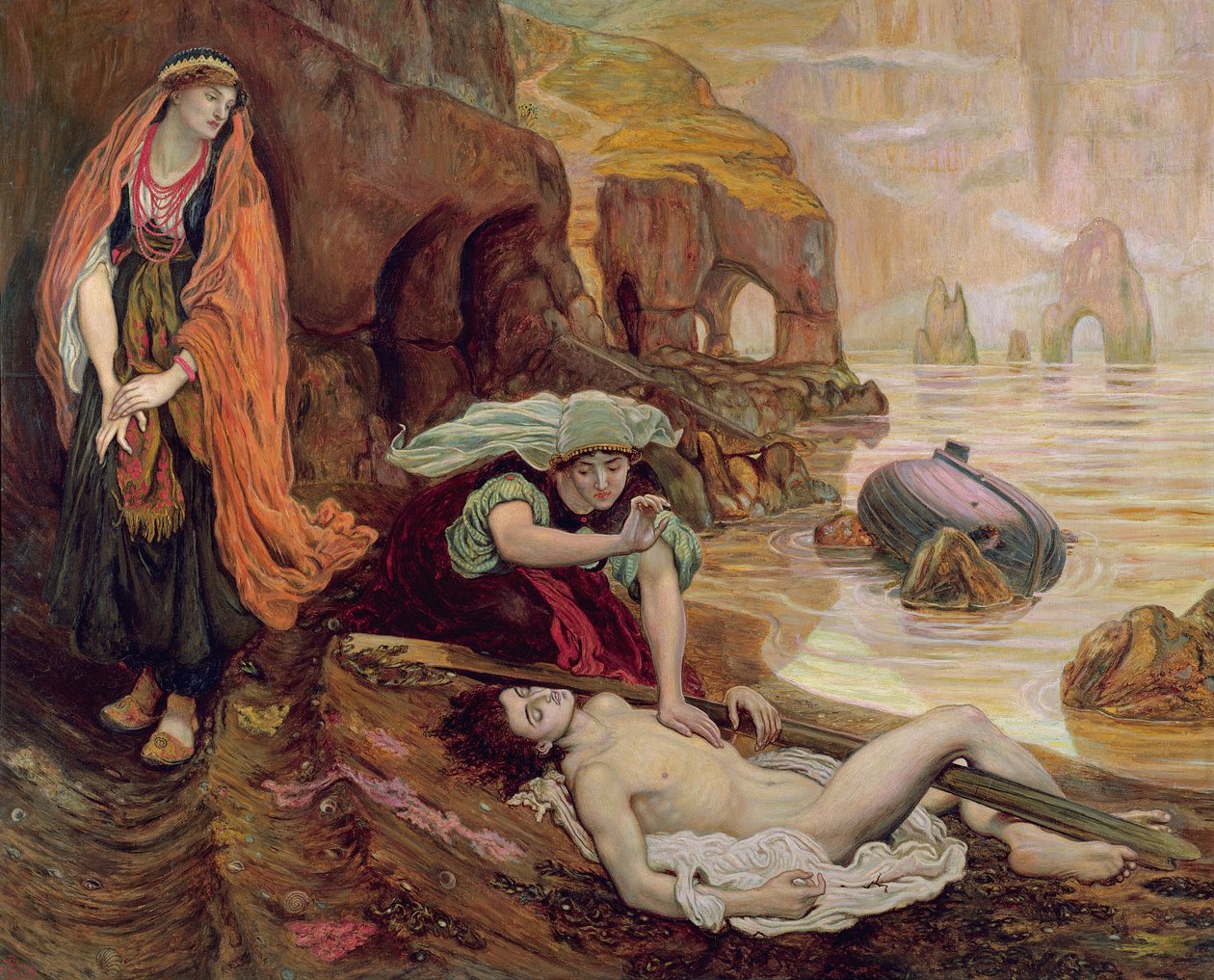 Haidee: Don Juan megtalálása, 1878 alkotó: Ford Madox Brown