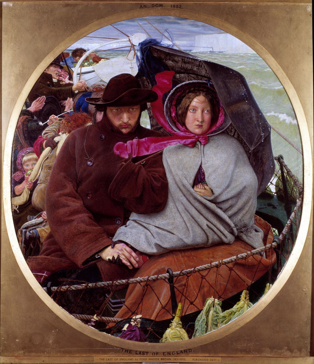 Az utolsó pillantás Angliára alkotó: Ford Madox Brown