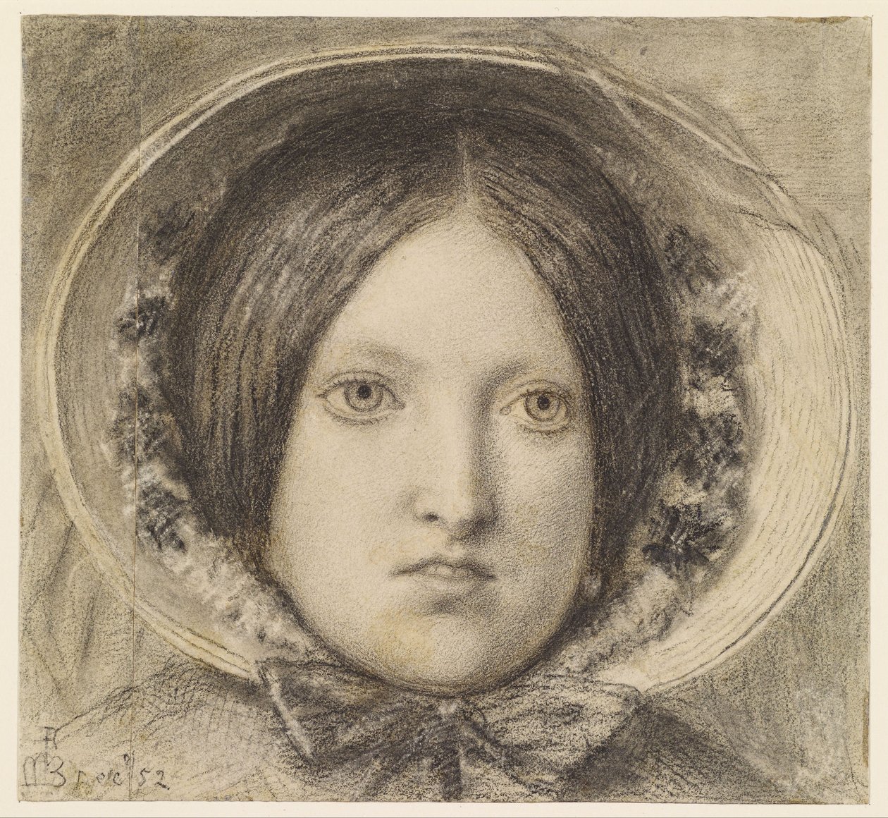 The Last of England - Emma Hill portréja alkotó: Ford Madox Brown