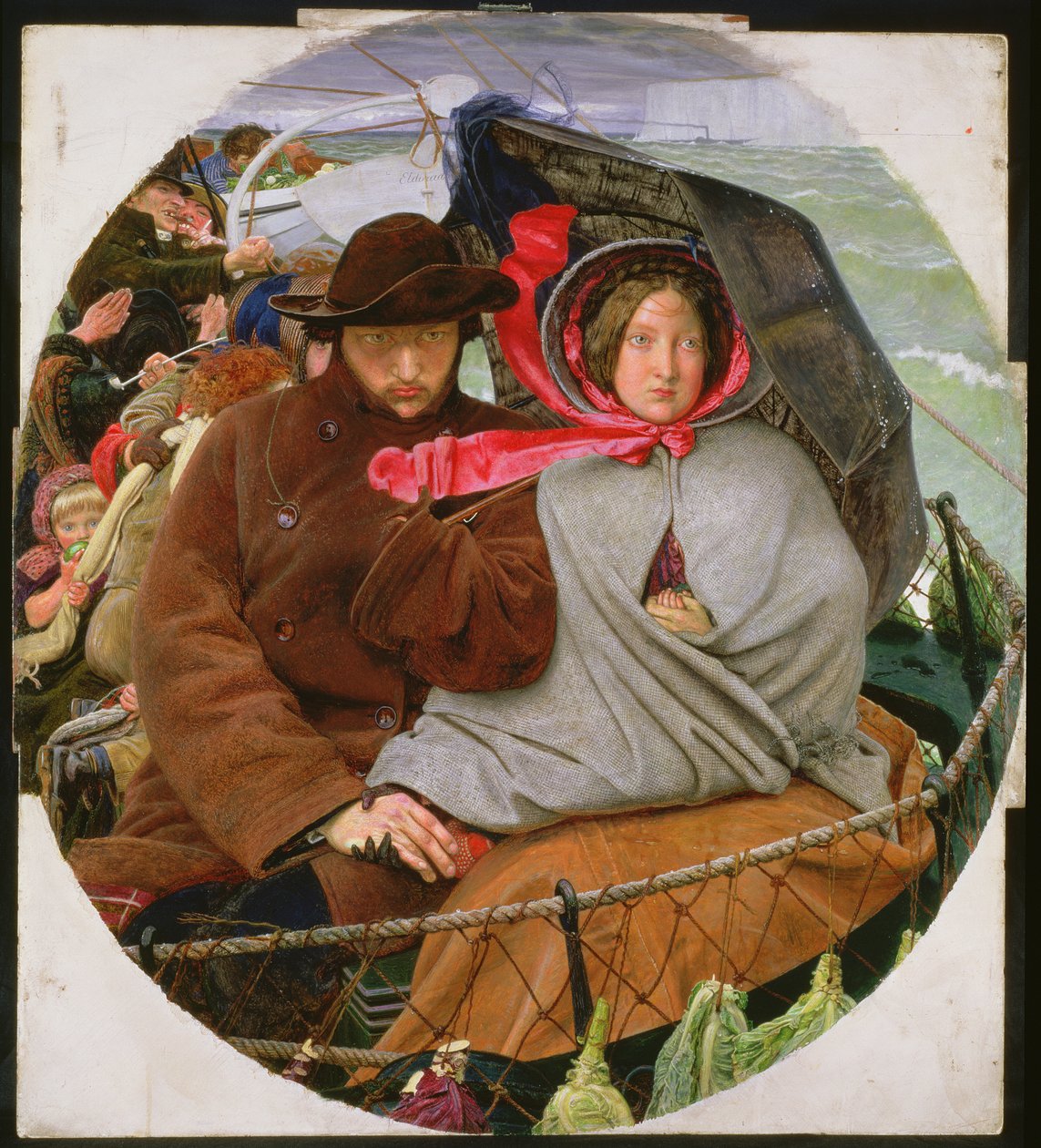 The Last of England, 1852-55 alkotó: Ford Madox Brown