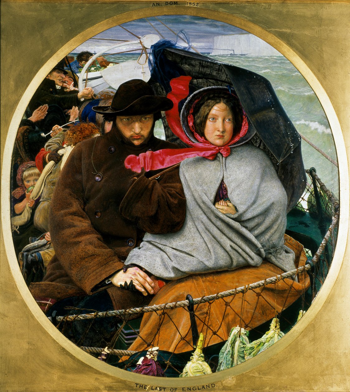The Last of England, 1852-55 alkotó: Ford Madox Brown