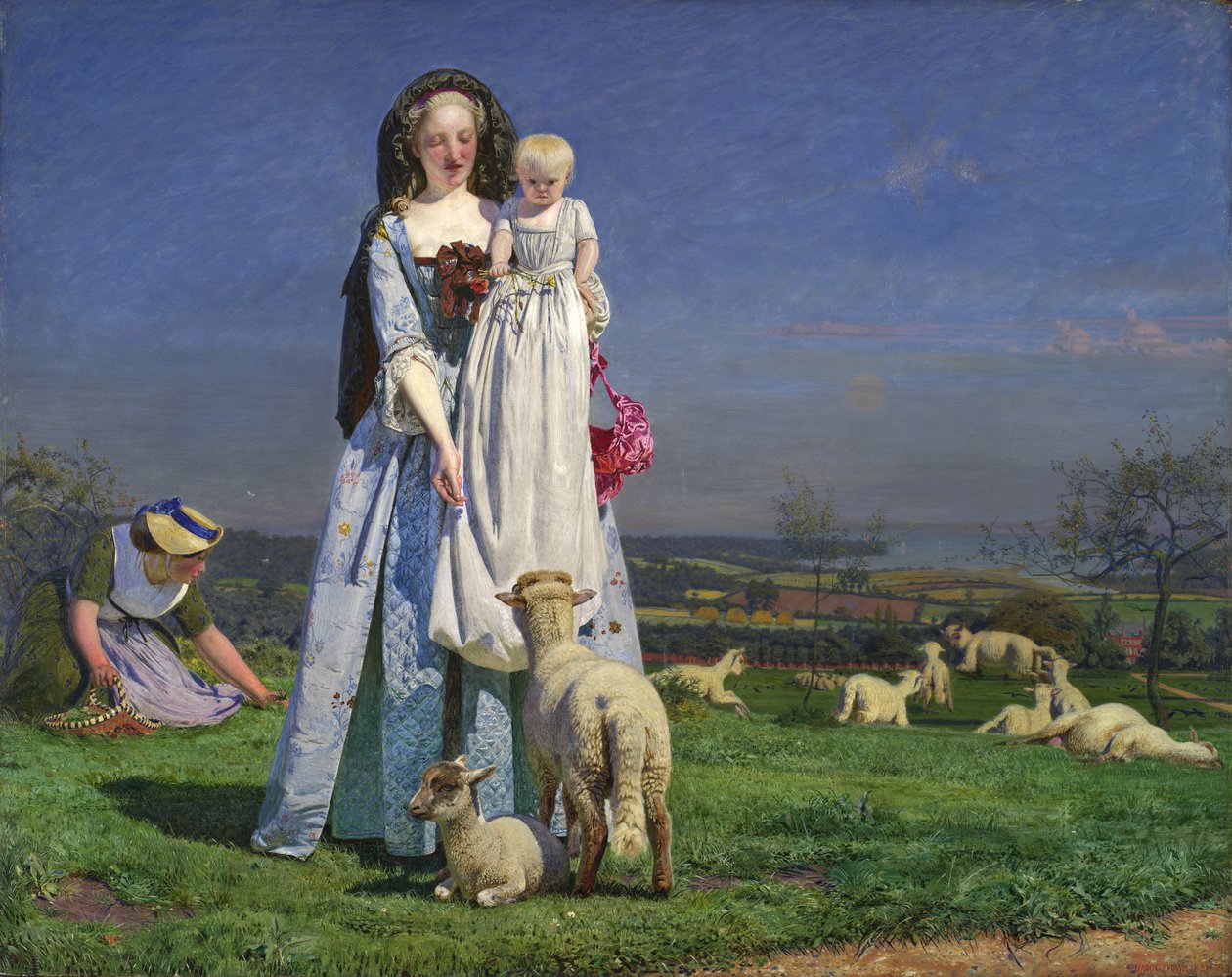 A szép Baa-bárányok alkotó: Ford Madox Brown