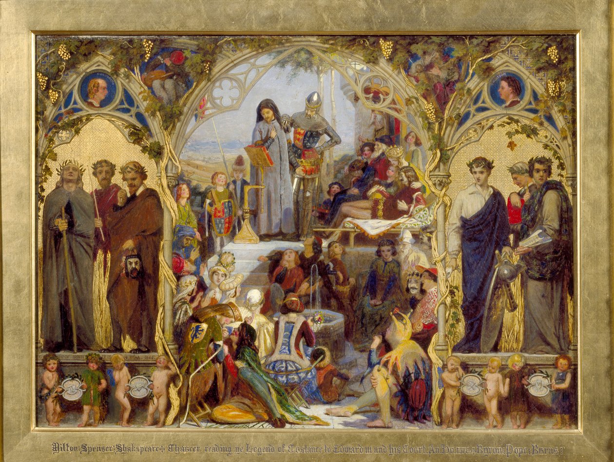 The Seeds and Fruits of English Poetry, 1845-1853 alkotó: Ford Madox Brown