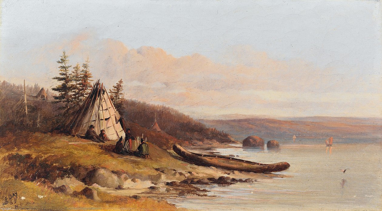 A Mahon-öbölnél kelet felé nézve, 1865. augusztus 15 alkotó: Forshaw Day