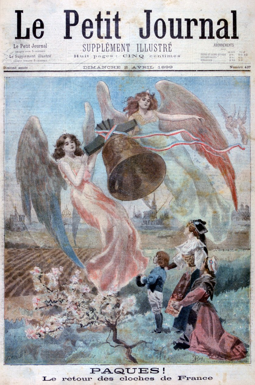 Húsvét!, 1899. alkotó: Fortuné Méaulle