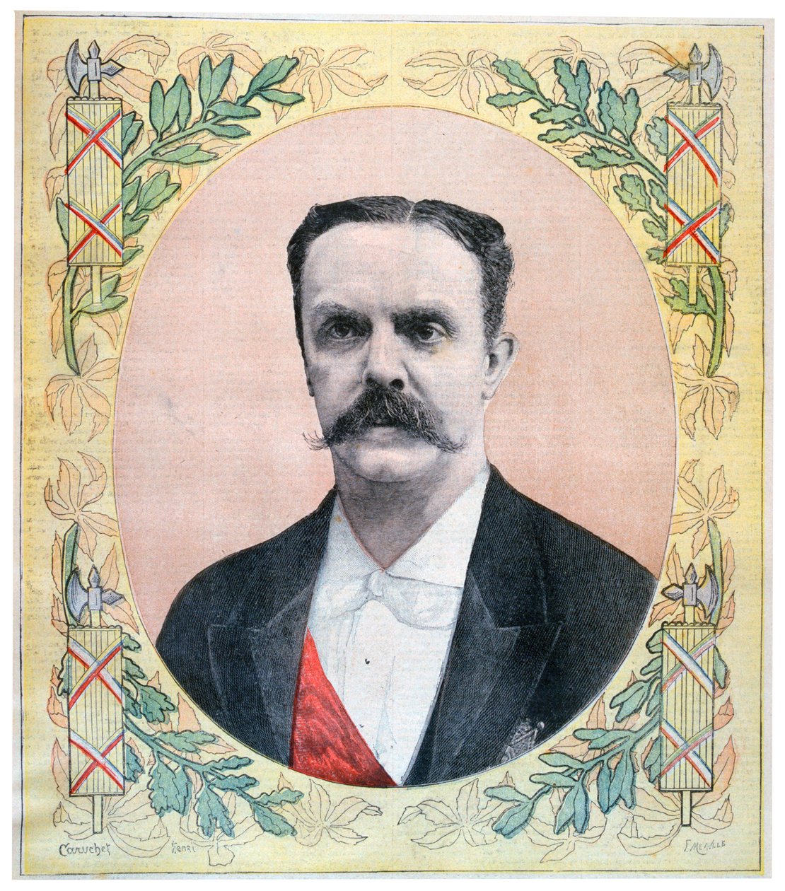Jean Casimir-Perier francia politikus, 1894 alkotó: Fortuné Méaulle