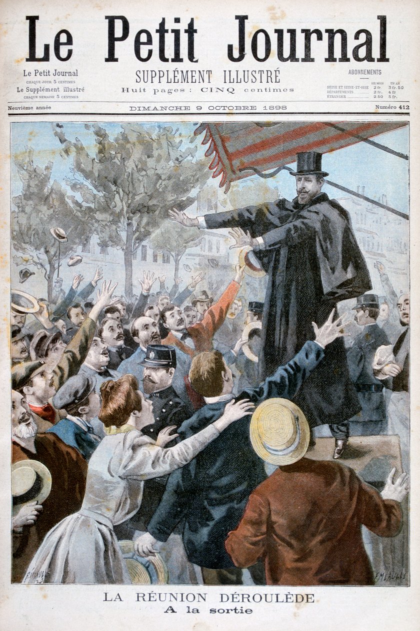 Paul Déroulède francia író és politikus, 1898. alkotó: Fortuné Méaulle