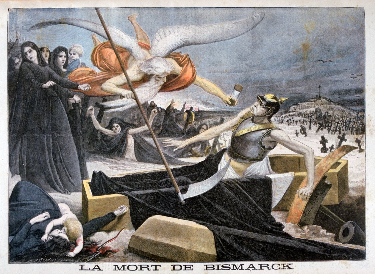 Bismarck halála, 1898. alkotó: Fortuné Méaulle