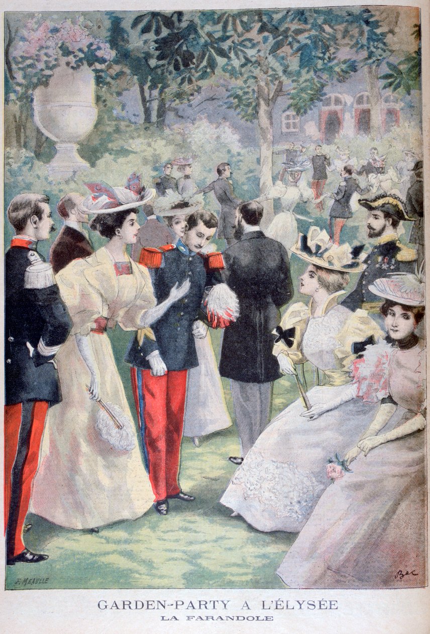 A farandole, 1895 alkotó: Fortuné Méaulle