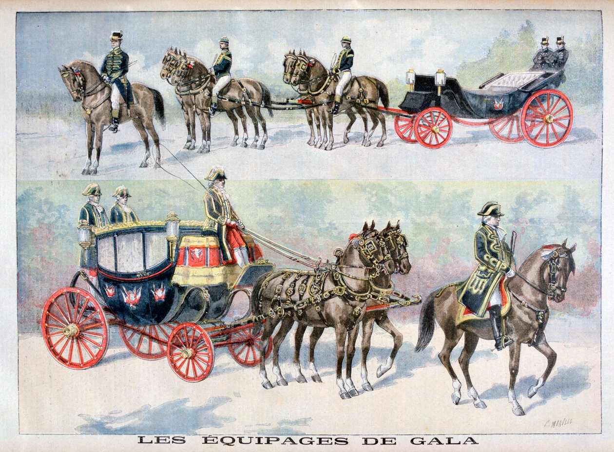 A gálaedzők típusai, 1896 alkotó: Fortuné Méaulle
