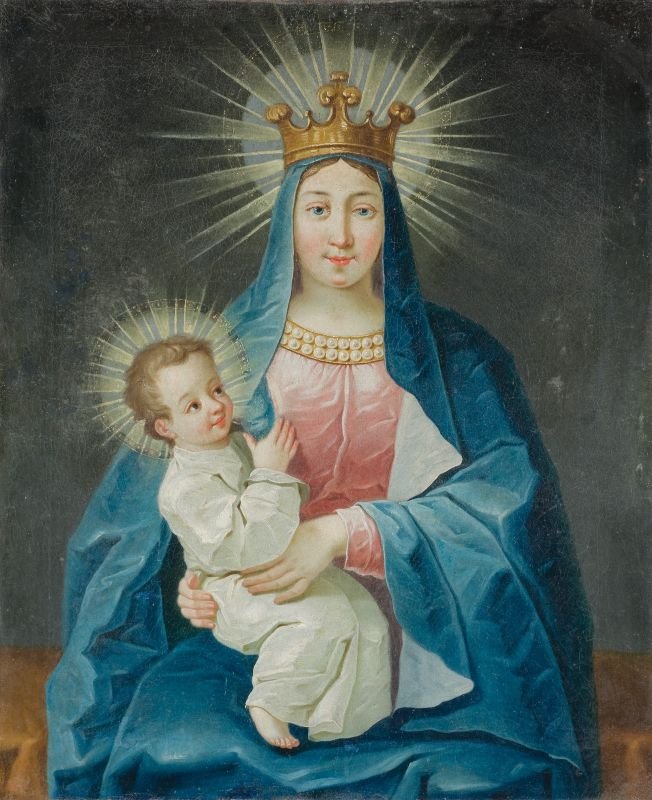 Marija Tolaznica zalostnihn alkotó: Fortunat Bergant