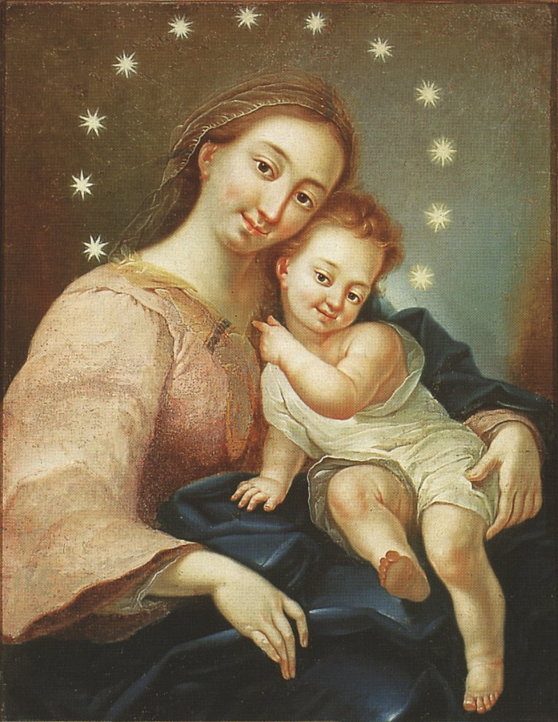 Madonna és gyermeke alkotó: Fortunat Bergant