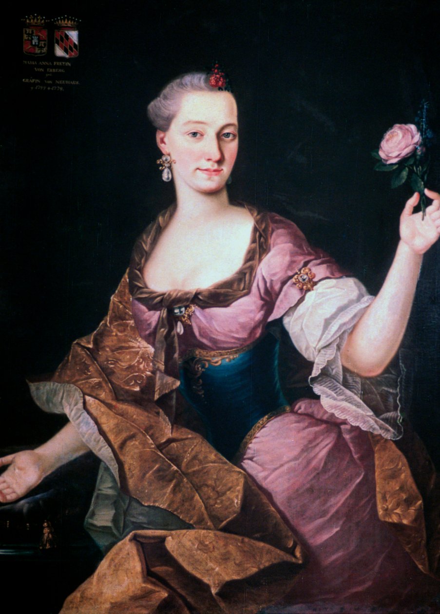 Maria Anna Freyin Von Erberg, Ljubljana, 1741-1769 alkotó: Fortunat Bergant
