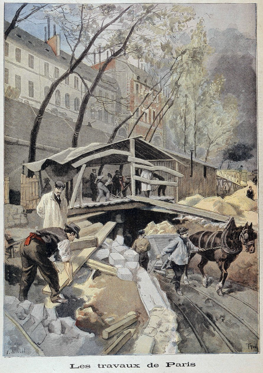 Építési telek Párizsban - a „” Le petit Journal” 1899.05.14 alkotó: Fortune Louis Meaulle