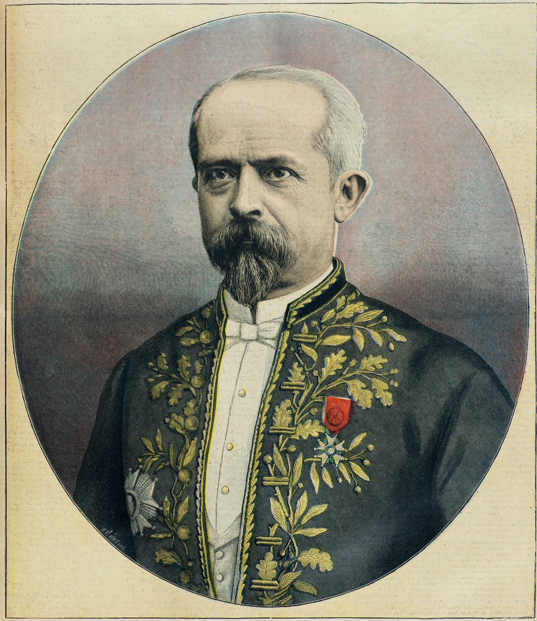 Louis Lepine algériai kormányzó portréja (metszet) alkotó: Fortune Louis Meaulle