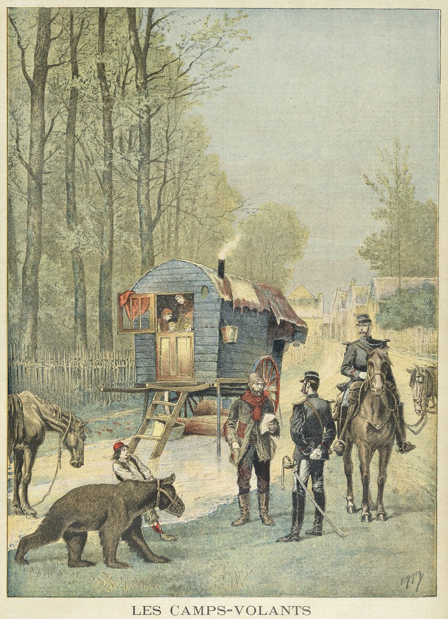 Utazók összeírása Franciaországban, a „Le Petit Journal”-ból, 1895. május 5. alkotó: Fortune Louis Meaulle and Henri Meyer