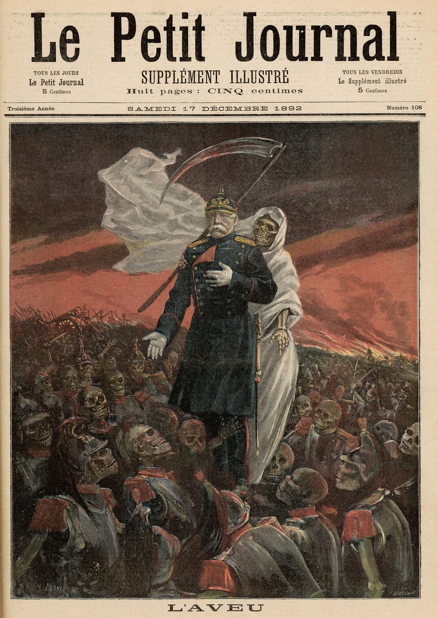 A vallomás: Otto Von Bismarck (1815-98) a halállal, a 