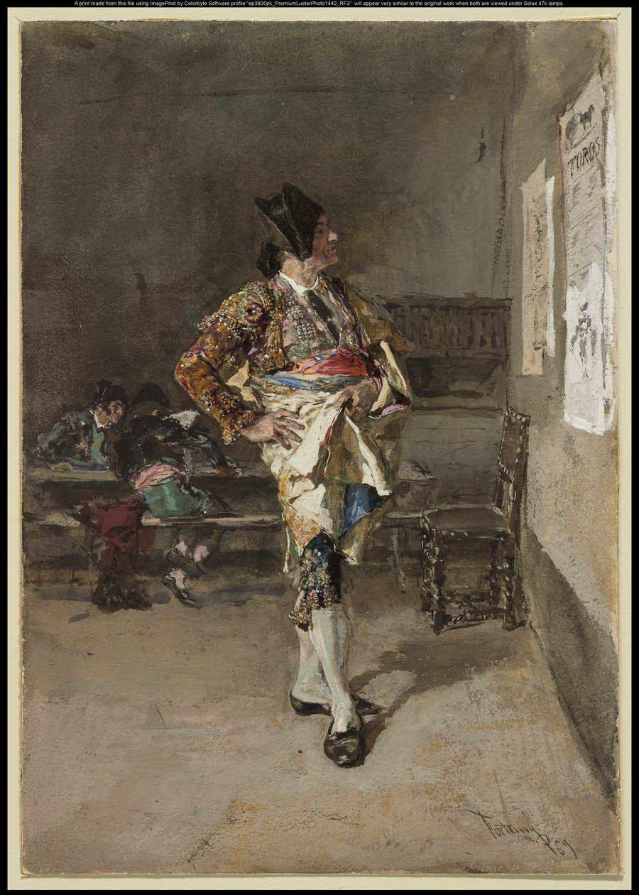 Toreador, 1869 alkotó: Fortuny y Carbó