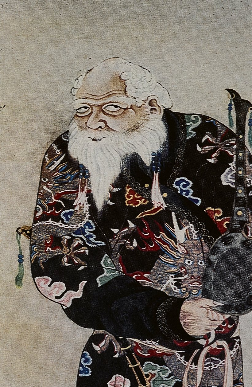 A tizennyolcadik századi ainuk nagy vezetői: Itokoi és Shinichi Akkeshi-ből, Chosama Uraashibetsu-ból és Shonko Noshappu-ból, különösen, illusztráció. alkotó: Fosco Maraini