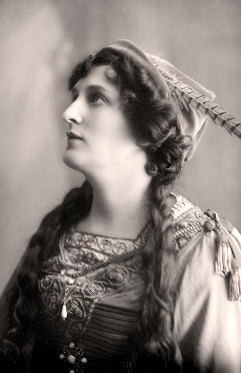 Evelyn Millard 1869-1941, angol színésznő, a XX. század elején. alkotó: Foulsham and Banfield