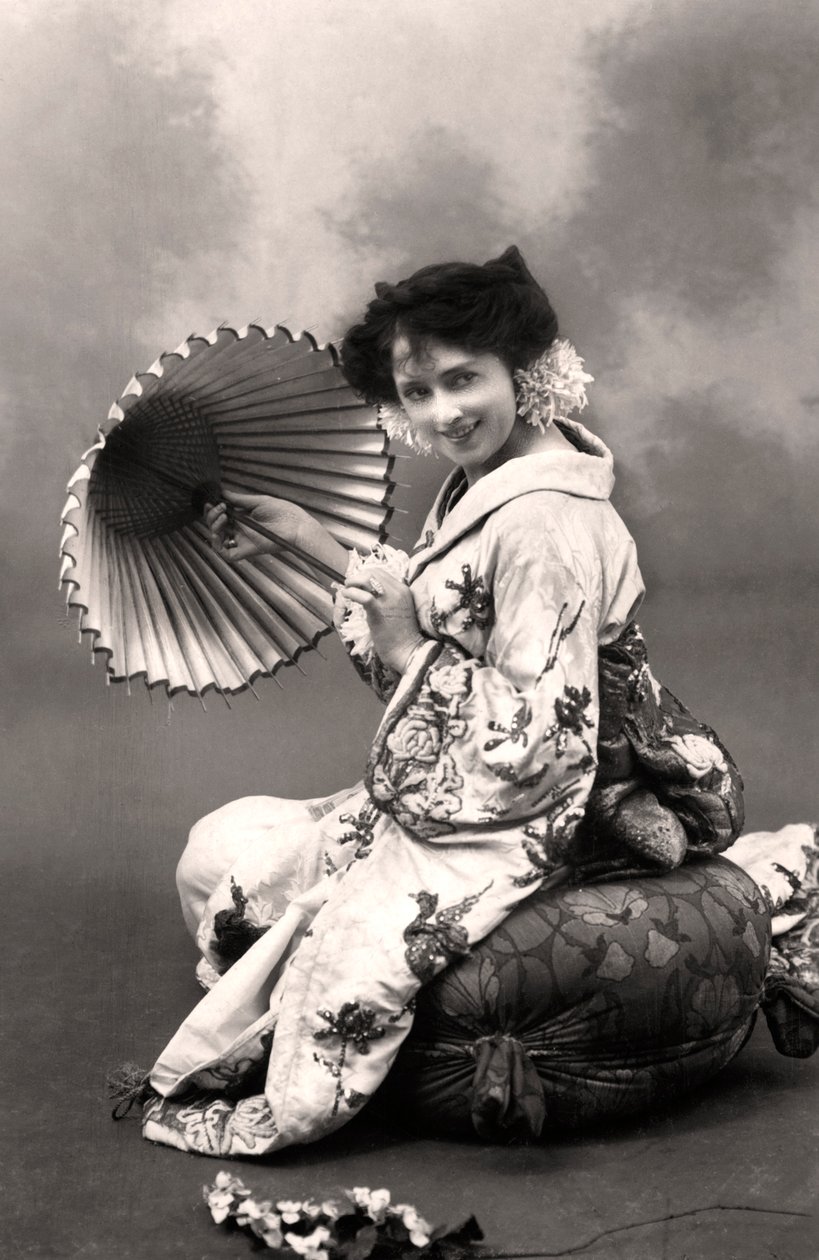 Isabel Jay 1879-1927 operaénekes és színésznő, 1906. alkotó: Foulsham and Banfield