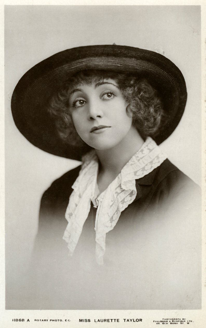 Laurette Taylor amerikai színésznő, 1905-c1919. alkotó: Foulsham and Banfield