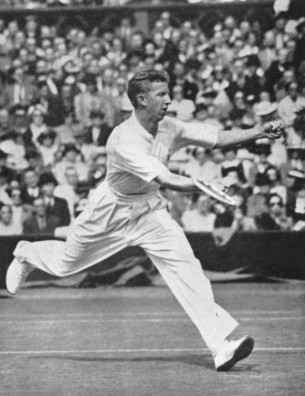 Donald Budge, 1937 alkotó: Fox Photos