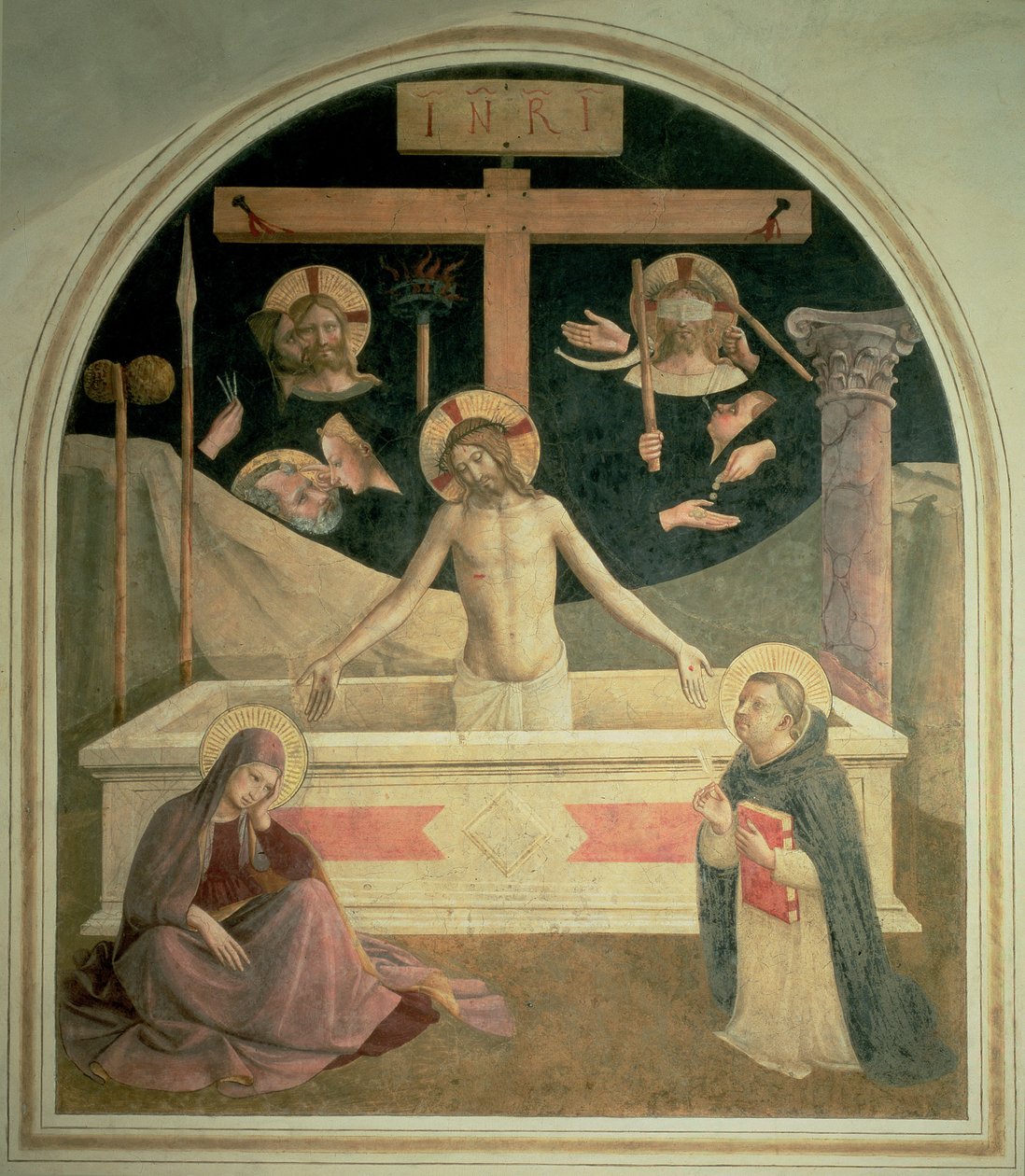 Krisztus feltámad sírjából, 1438-45 körül alkotó: Fra Angelico