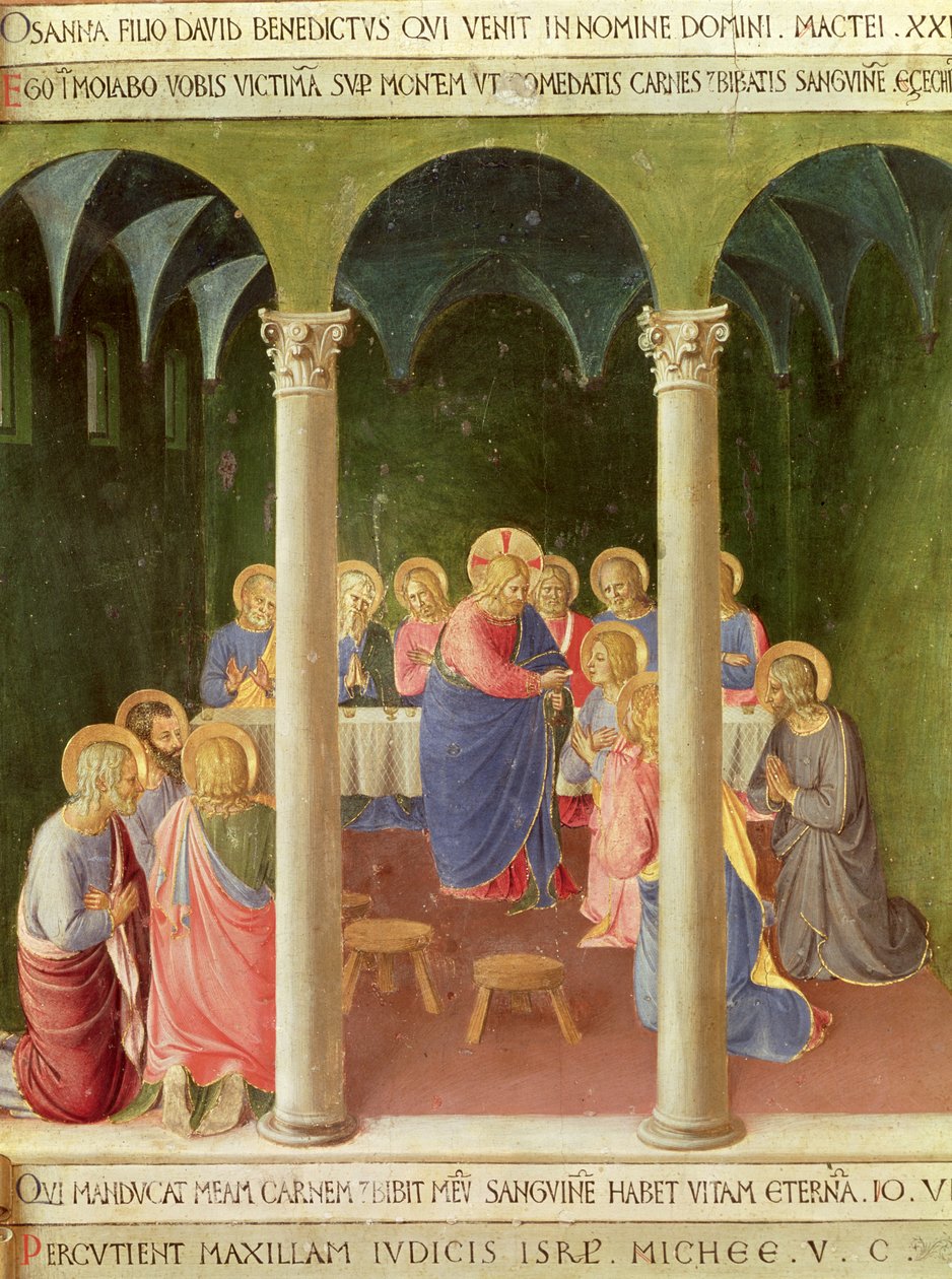 Az apostolok közössége, 1451-53 (tempera a panelen) alkotó: Fra Angelico