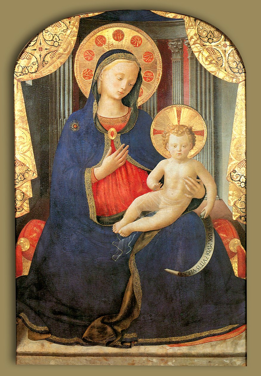 Az alázat Madonnája alkotó: Fra Angelico