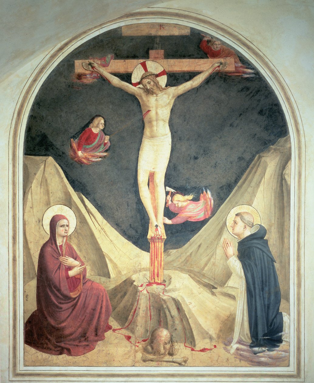 A keresztre feszítés, 1442 alkotó: Fra Angelico