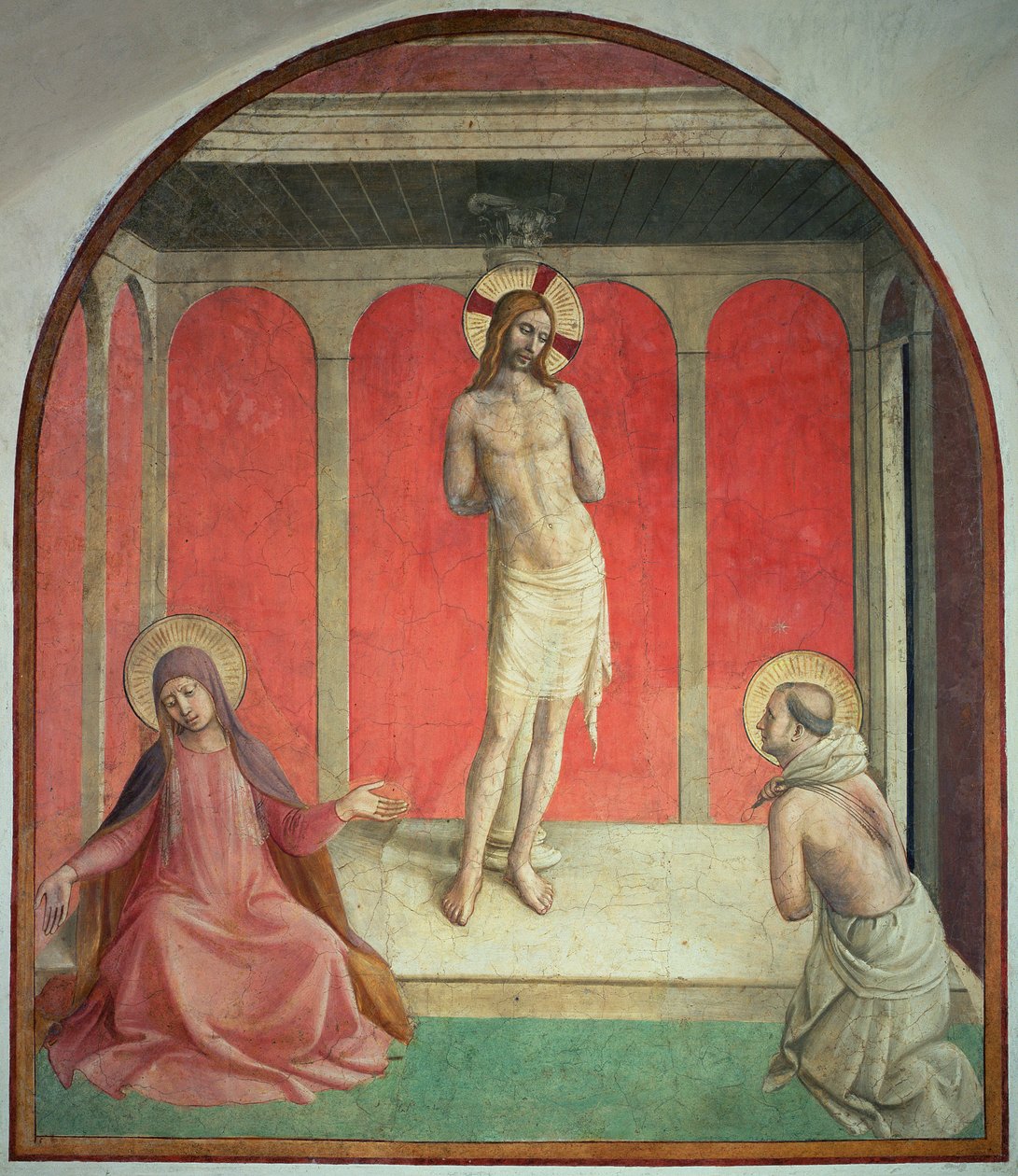 A zászlózás, 1442 alkotó: Fra Angelico
