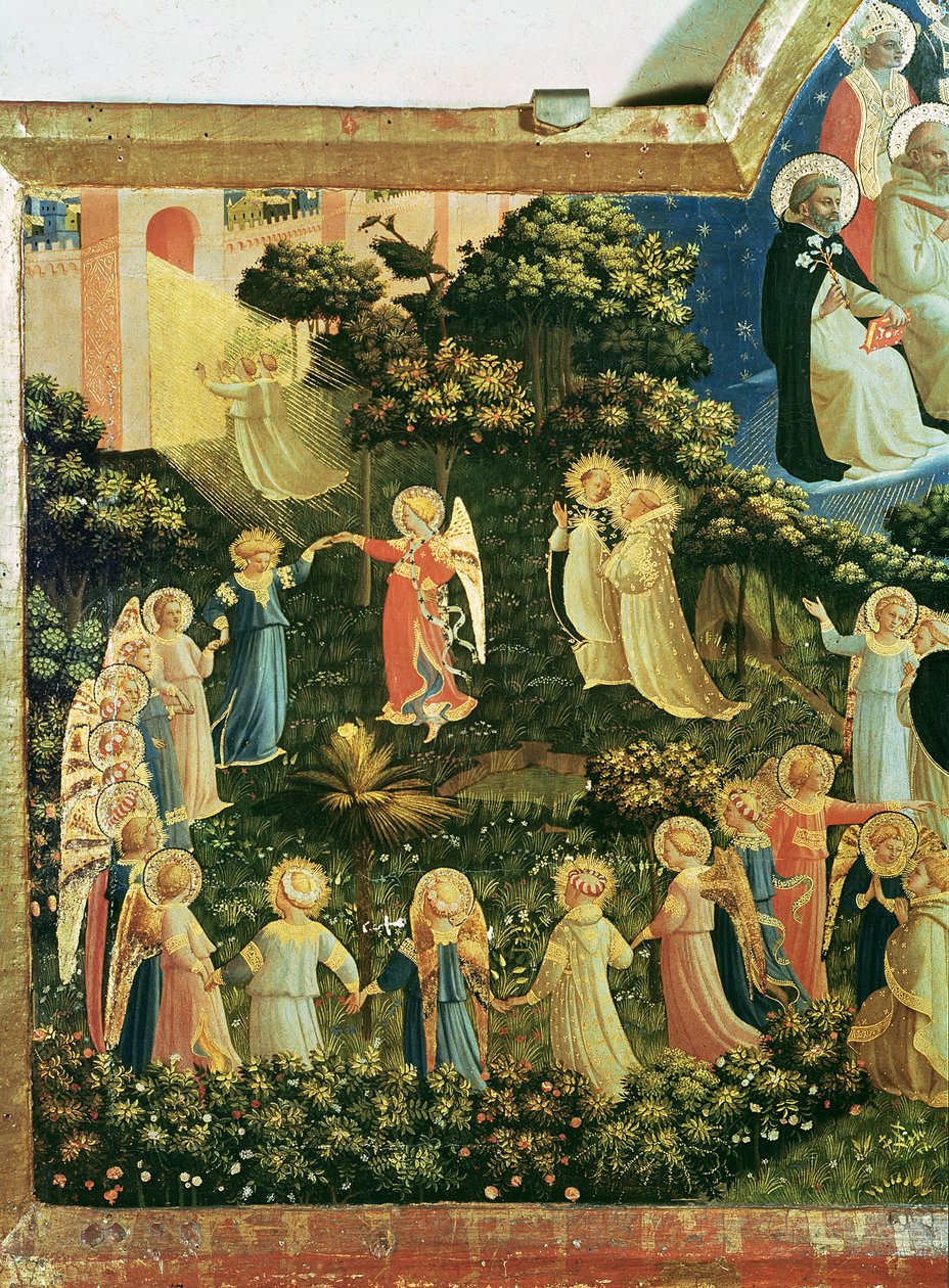 Az utolsó ítélet (tempera a panelen) (részlet) alkotó: Fra Angelico