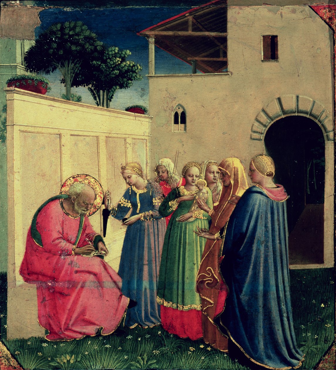 Keresztelő János elnevezése, 1430-as évek (tempera a panelen) alkotó: Fra Angelico