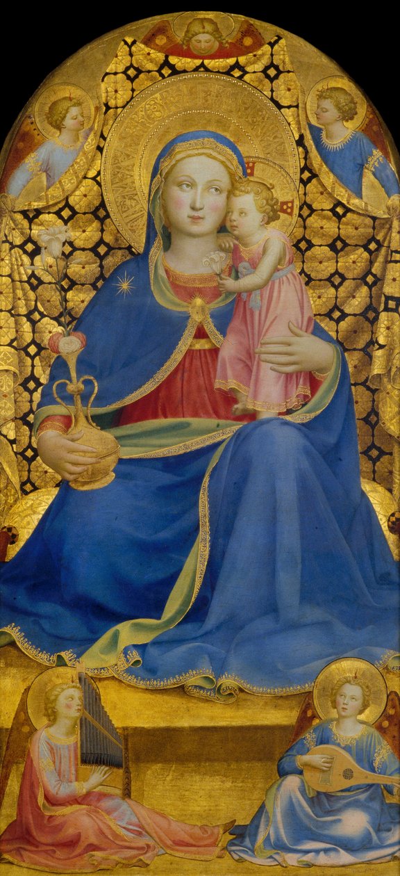 Az alázat szűzje alkotó: Fra Angelico
