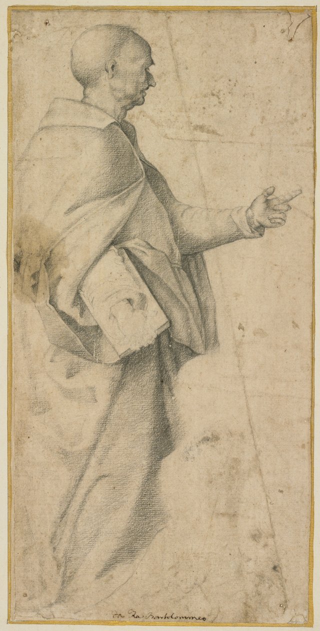 Álló Férfi Szent alkotó: Fra Bartolommeo