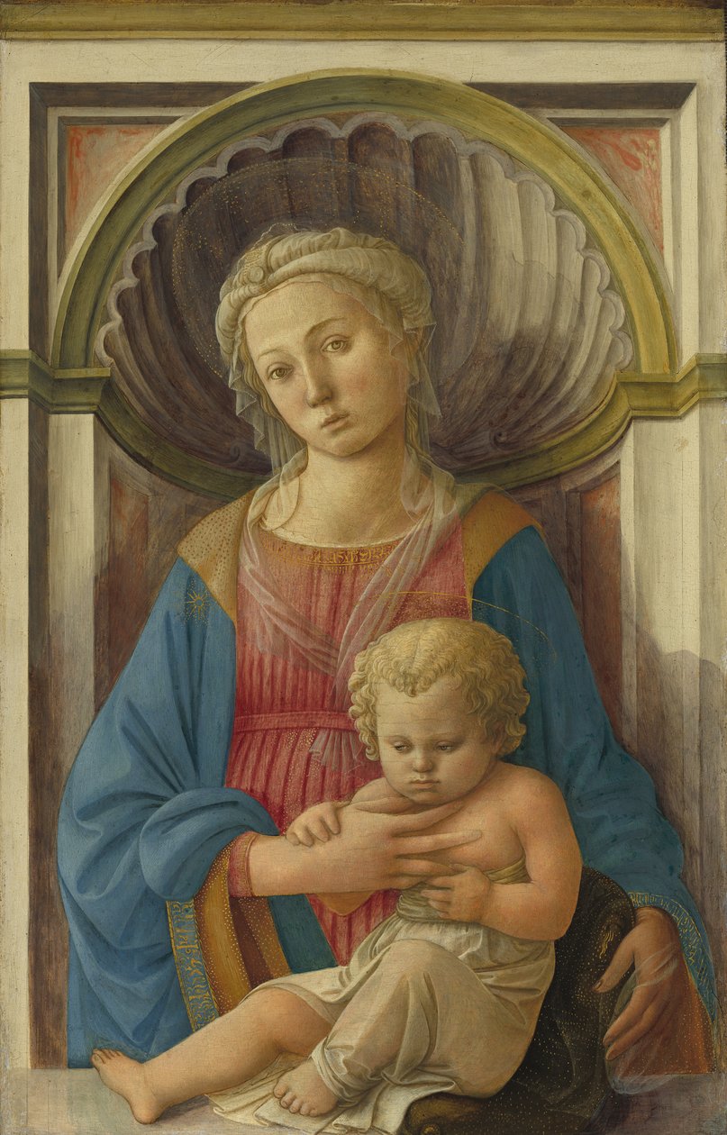 Madonna és gyermek, 1440 körül (tempera nyárfatáblán) alkotó: Fra Filippo Lippi