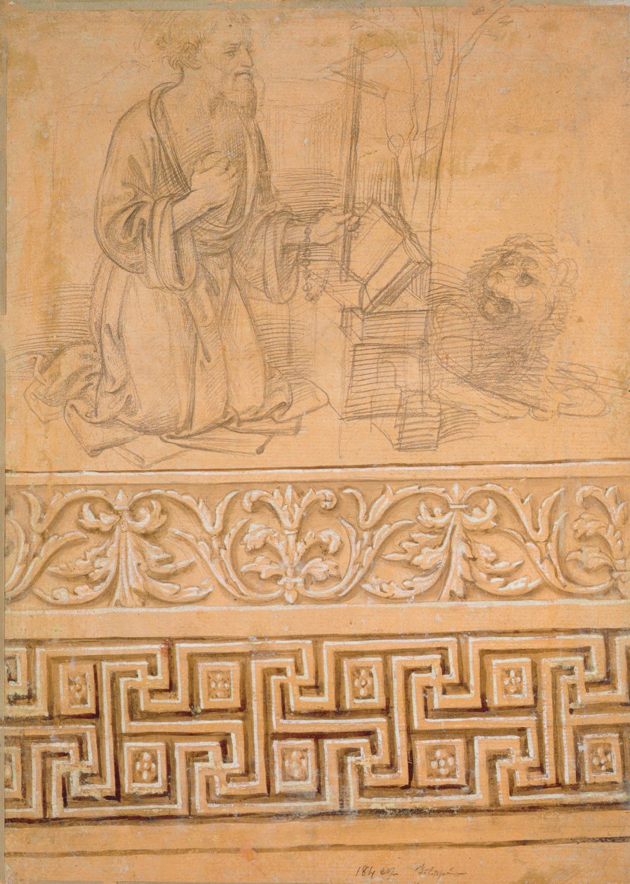 Bűnbánati Szent Jeromos, oroszlánnal alkotó: Fra Filippo Lippi