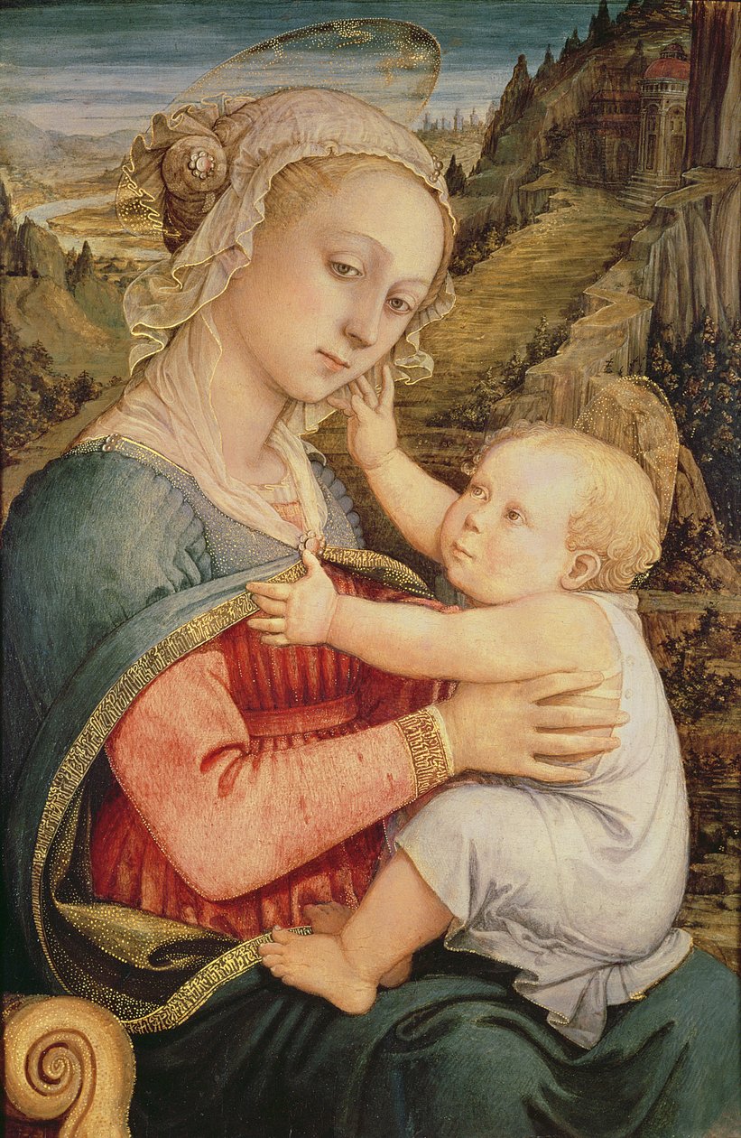 Szűz és gyermek, 1465 körül alkotó: Fra Filippo Lippi
