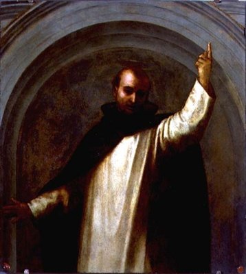 Saint Vincenzo Ferrari portréja (olaj a panelen) alkotó: Fra Bartolomeo