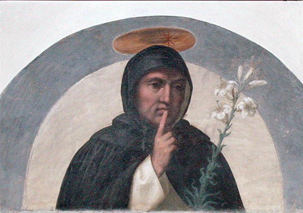 Szent Domonkos (1170-1221 körül) (freskó) alkotó: Fra Bartolomeo