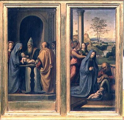 A körülmetélés és a születés alkotó: Fra Bartolomeo