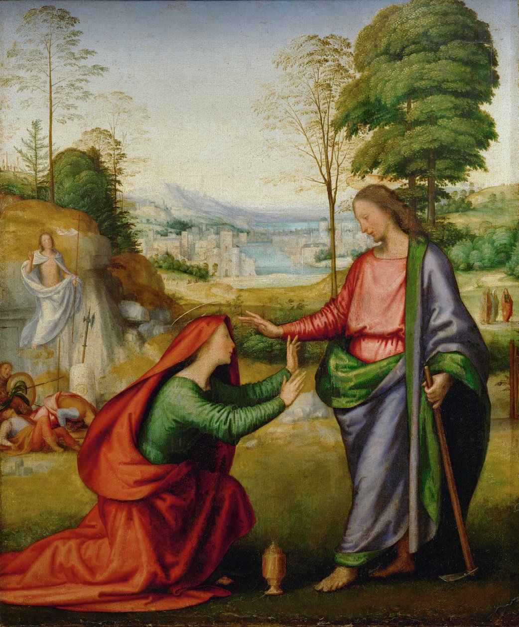 Noli me tangere - Szent Mária Magdolna találkozik Krisztussal feltámadása után ... alkotó: Fra (1472 1517) Bartolomeo