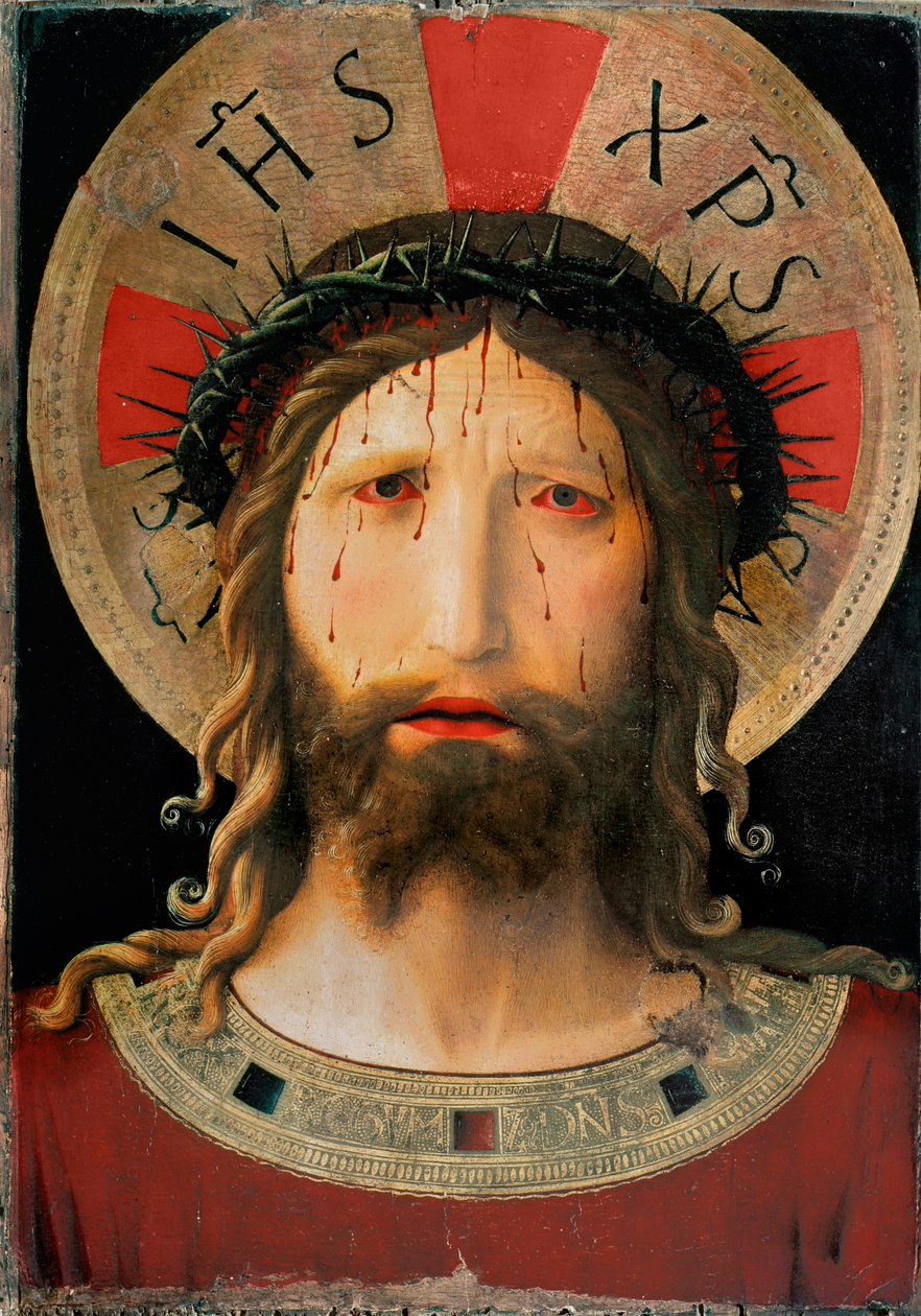 Tövissel koronázott Krisztus, 1430 körüli évek (tempera, fa) alkotó: Fra (c.1387 1455) Angelico