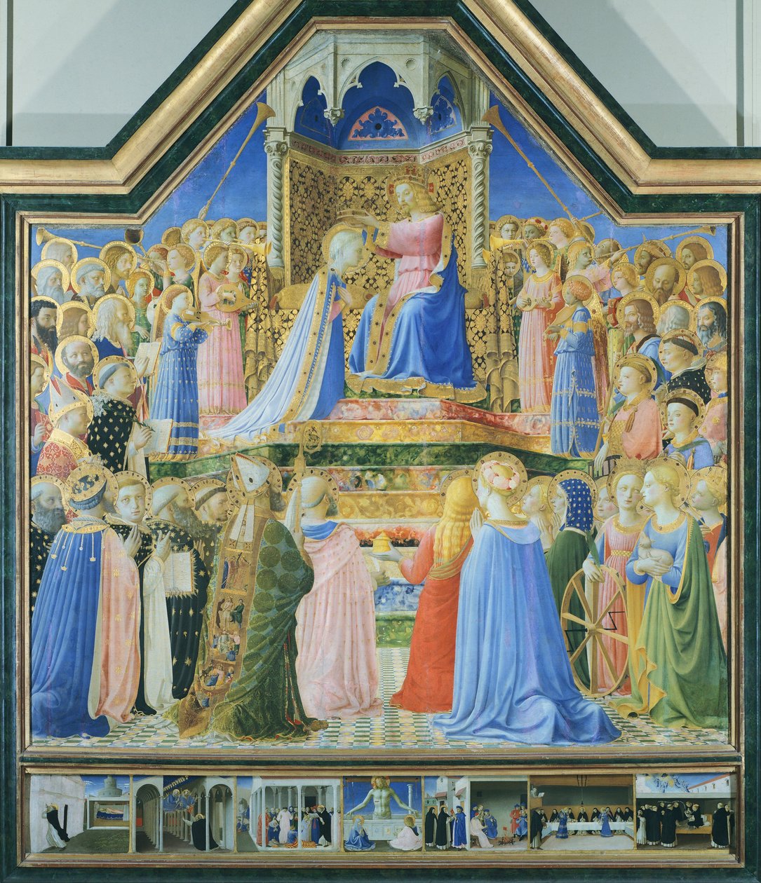 Szűz koronázása alkotó: Fra (c.1387 1455) Angelico