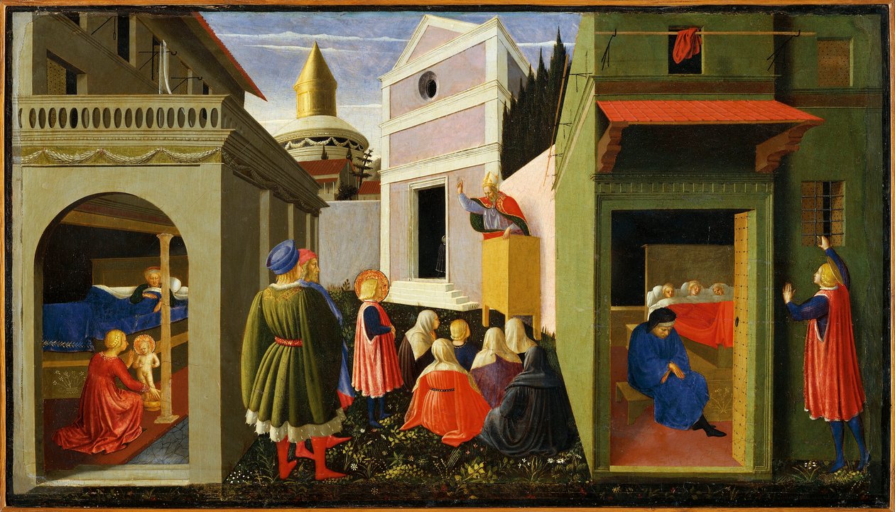 Olaszország, Róma, Szent Miklós történetei alkotó: Fra (c.1387 1455) Angelico