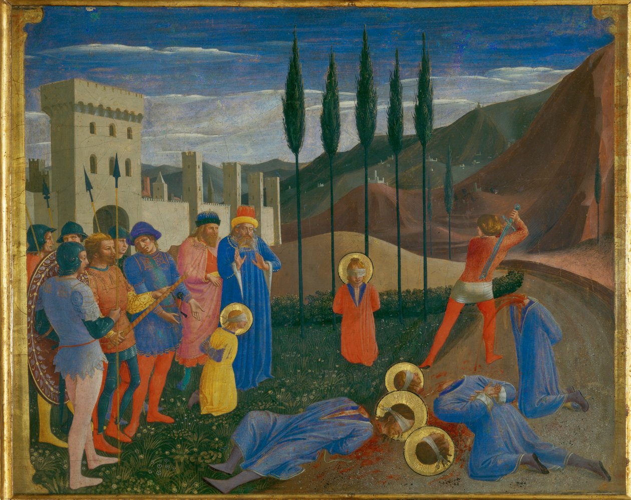 Le martyre de saints Cosme et Damien - Szent Kozma és Damján vértanúsága ... alkotó: Fra (c.1387-1455) Angelico