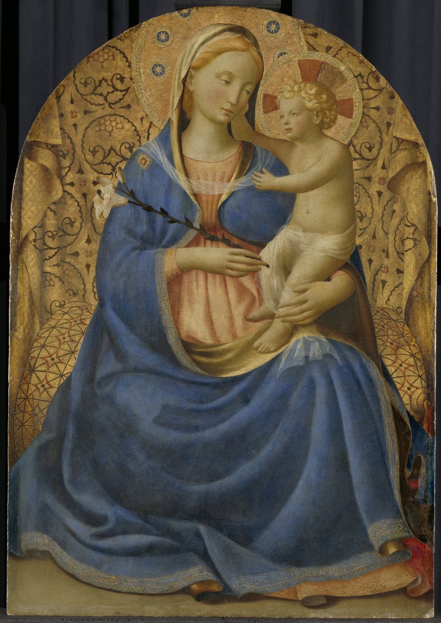 Alázat Madonna, 1440 körül (panel) alkotó: Fra  Angelico