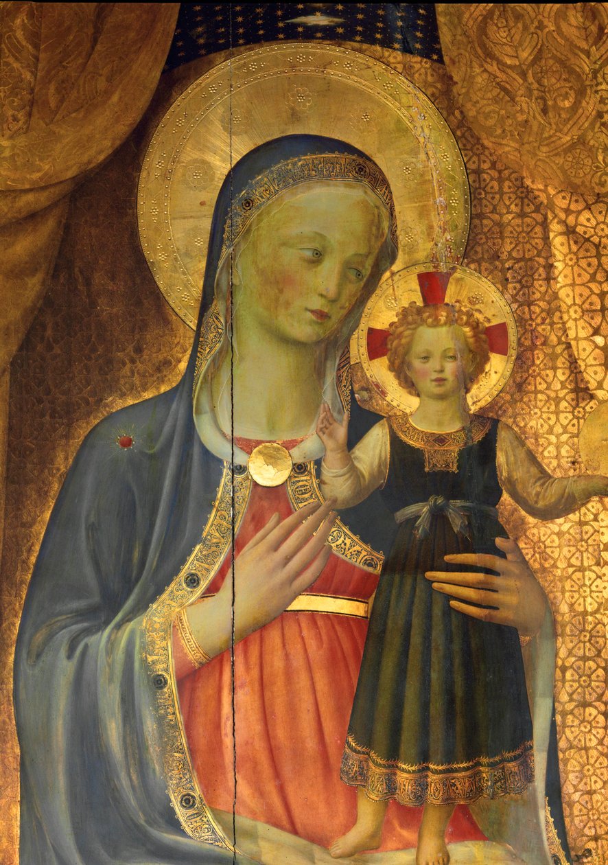 Szent Mária és gyermeke alkotó: Fra (c.1387-1455) Angelico